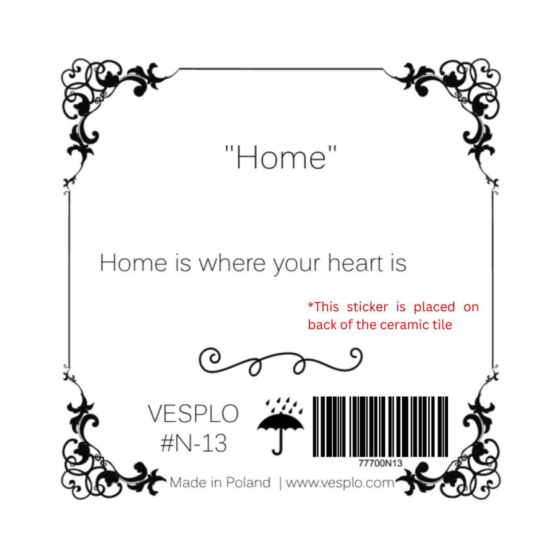 Angel Embraces Home Ceramic Tile - Handcrafted Home Decor, Perfect Gift for Any Occasion #N-13 product image 5