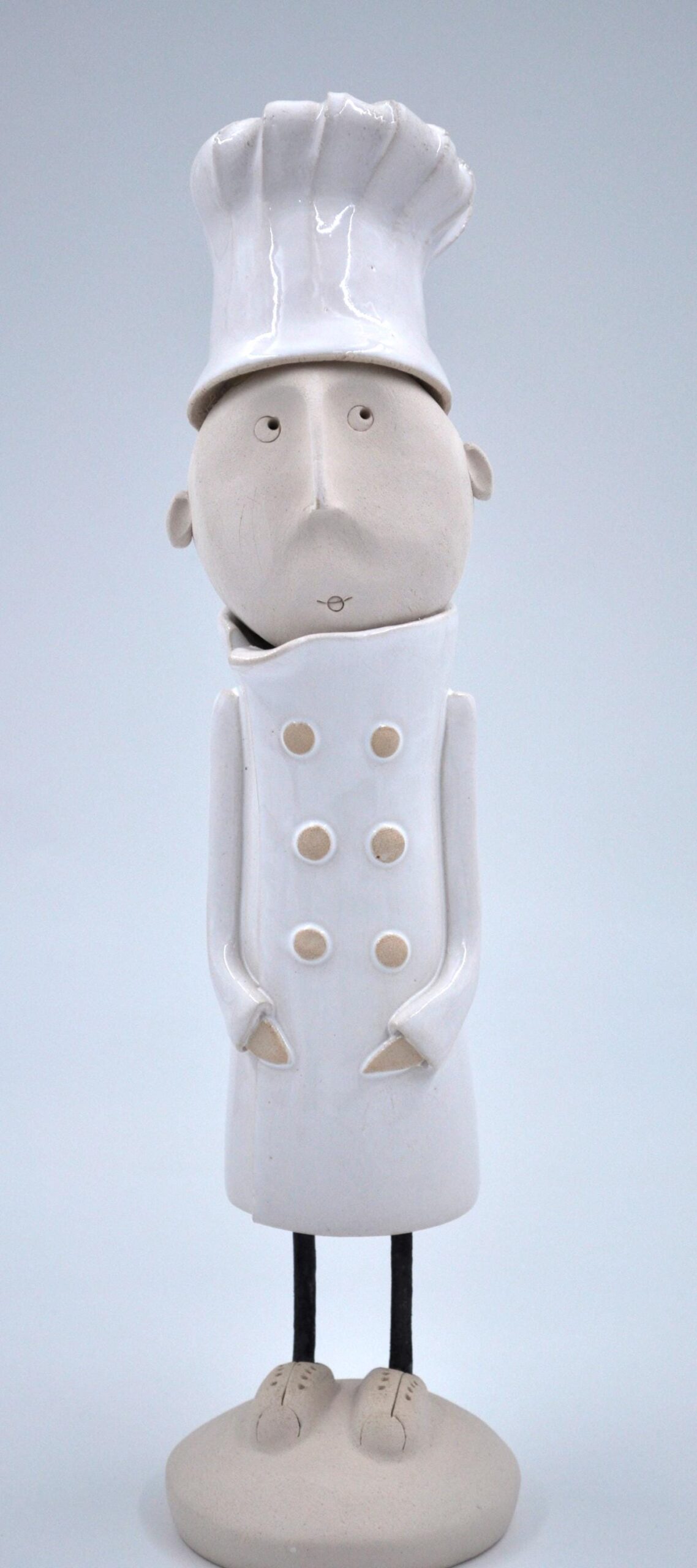 Chef Figurine -Male or Female- Handcrafted Ceramic, Perfect Gift for Cooking Enthusiasts or Kitchen Décor product image 4