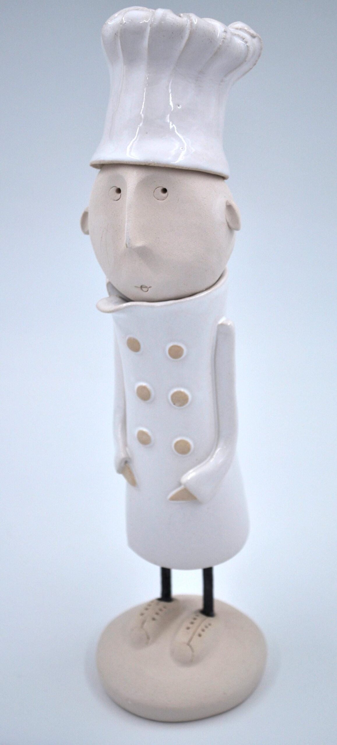 Chef Figurine -Male or Female- Handcrafted Ceramic, Perfect Gift for Cooking Enthusiasts or Kitchen Décor product image 5