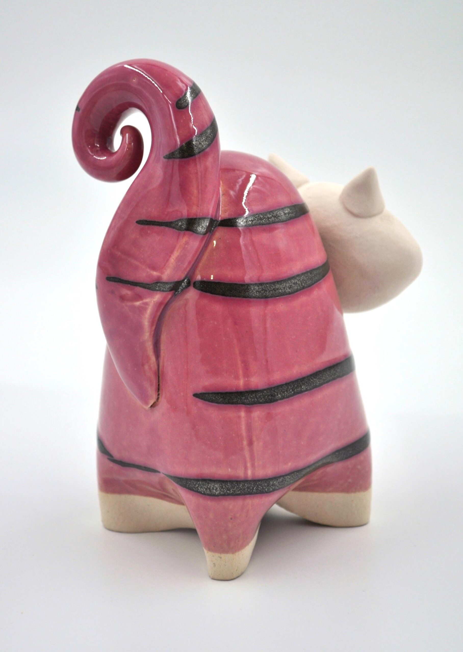 Playful Fat Cat Figurine – Available in Blue, Pink, Green, Orange, or Red, Perfect Gift for Cat Lovers product image 4