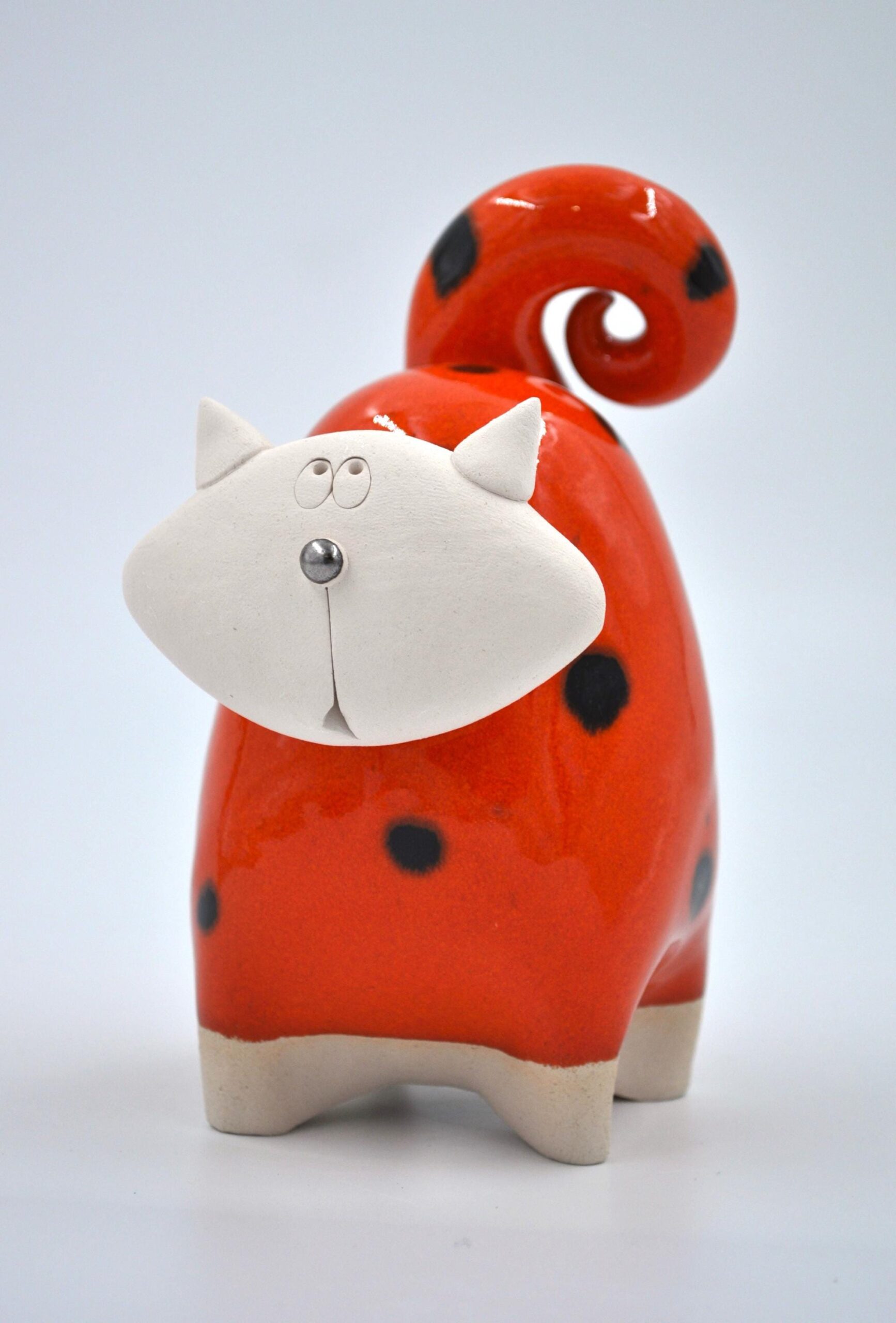Playful Fat Cat Figurine – Available in Blue, Pink, Green, Orange, or Red, Perfect Gift for Cat Lovers product image 7