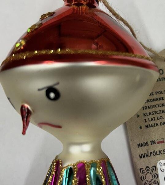Retro Christmas Ornament - Angry Gnome - Handcrafted Vintage Design (Pack of 4) #23422 product image 1