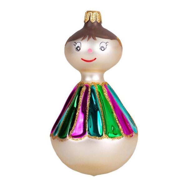 Retro Christmas Ornament - Balbinka - Handcrafted Vintage Design (Pack of 4) #23469 product image 2