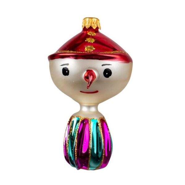 Retro Christmas Ornament Set - Happy Gnome - Handcrafted Vintage Design (Pack of 4) #21771 product image 2