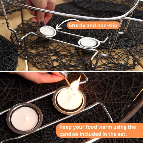 Thermasil Casserole Dish Candles Included *Small Fabrication Defect Shown in Images* product image 3
