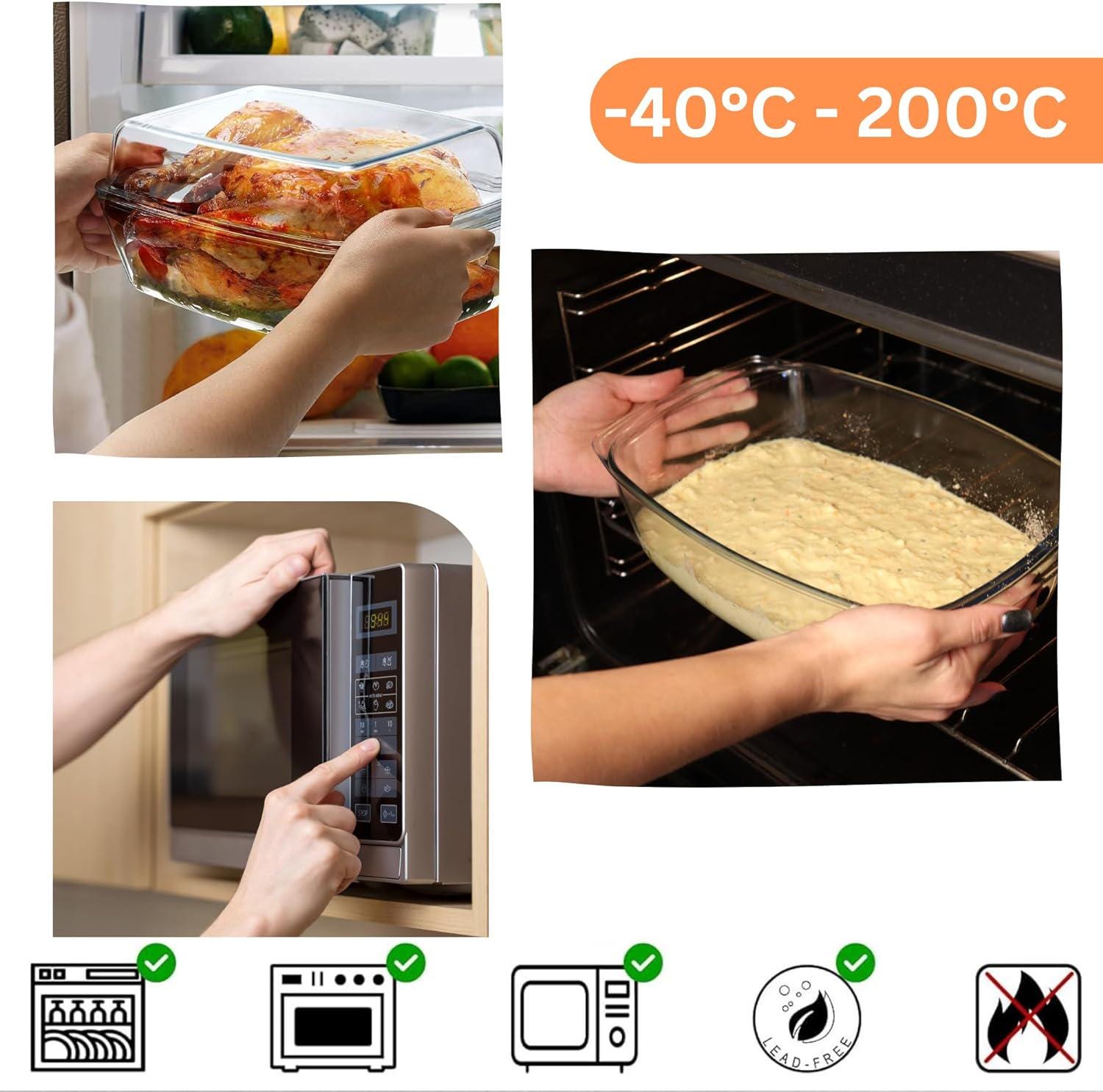 Thermasil Casserole Dish Candles Included *Small Fabrication Defect Shown in Images* product image 5